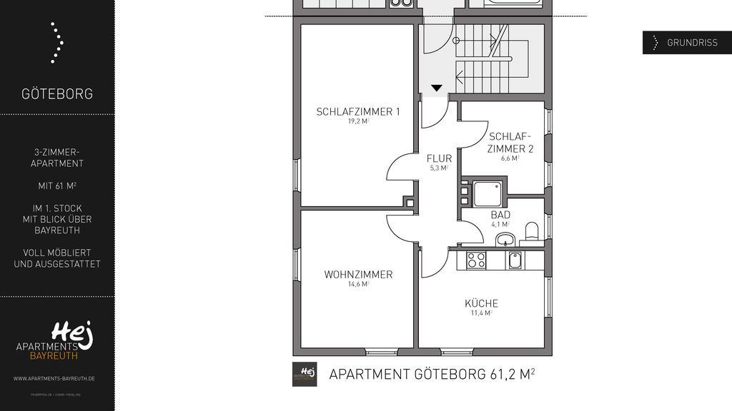 Hej Apartments Bayreuth Exterior foto